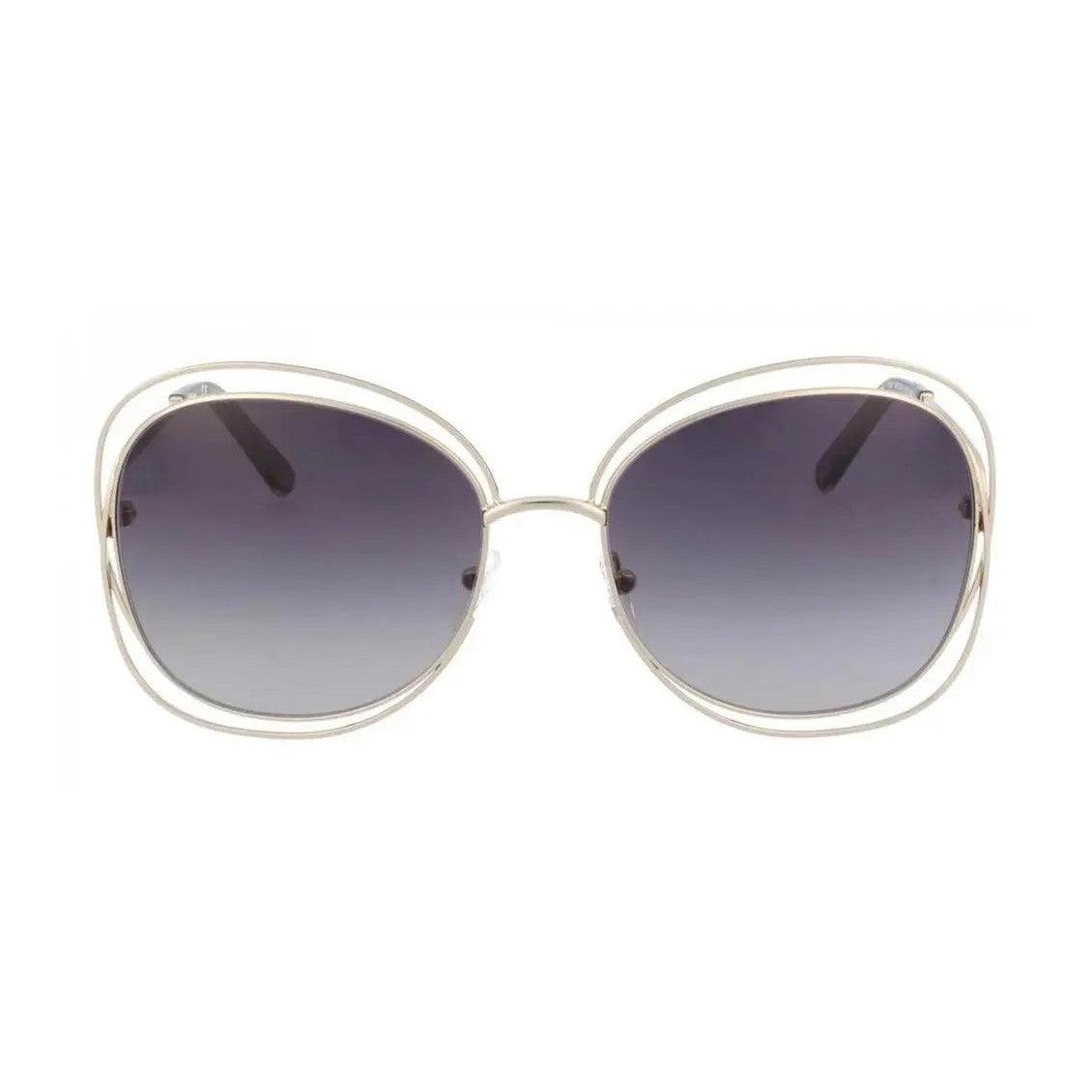 Óculos de Sol Chloé Carlina Ce119S 734 60 Prateado/Cinza - Ótica FagLux