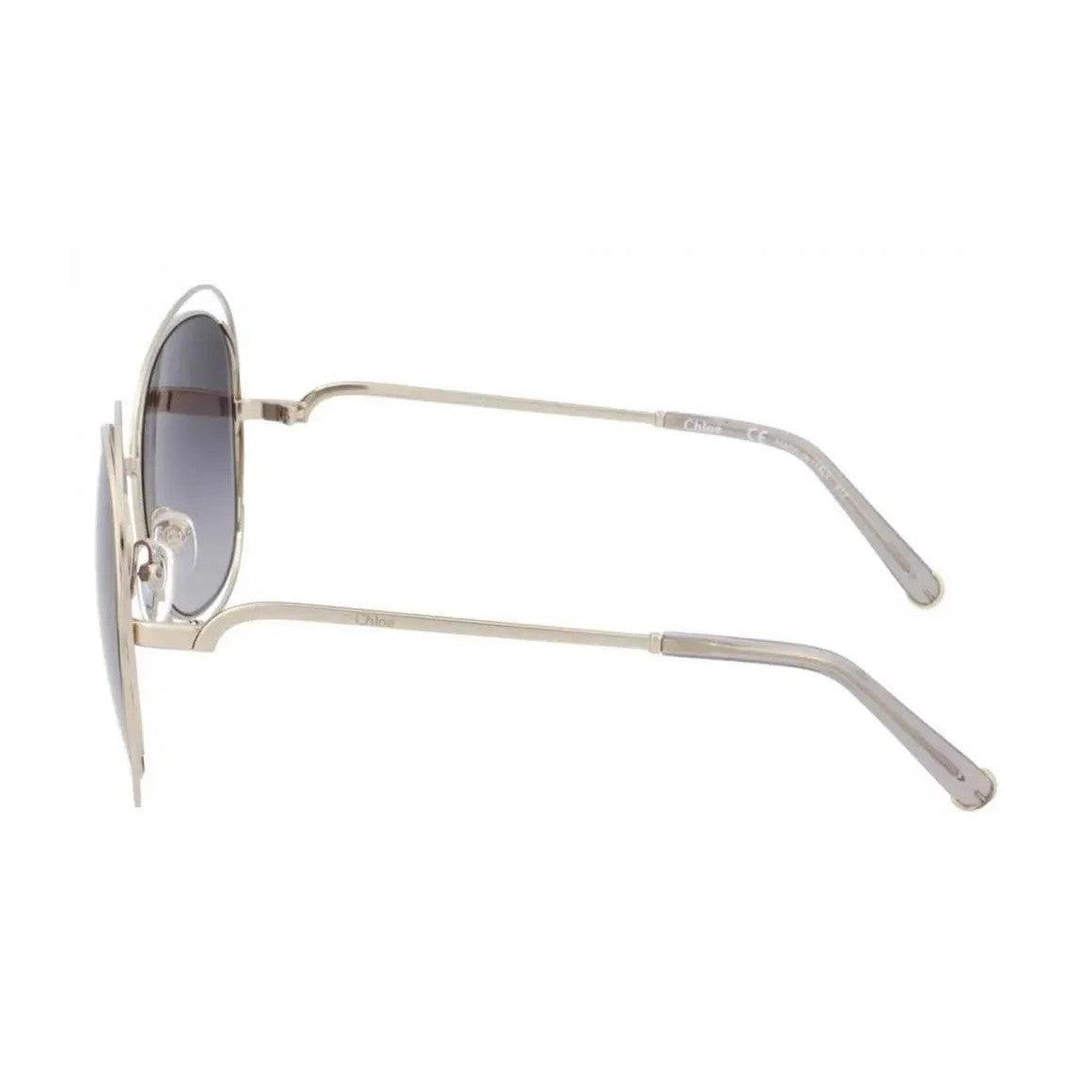Óculos de Sol Chloé Carlina Ce119S 734 60 Prateado/Cinza - Ótica FagLux