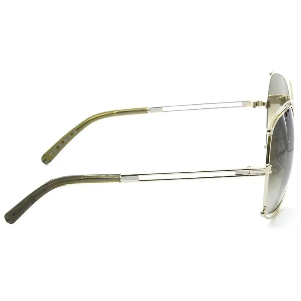 Óculos De Sol Chloé Ce129S 750 59 - Dourado / Verde - Ótica Vision Care