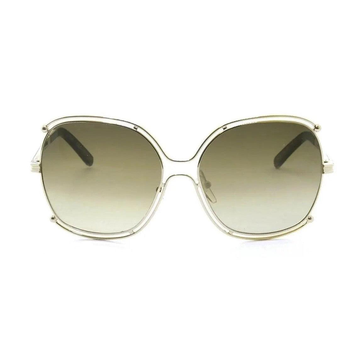 Óculos De Sol Chloé Ce129S 750 59 - Dourado / Verde - Ótica FagLux