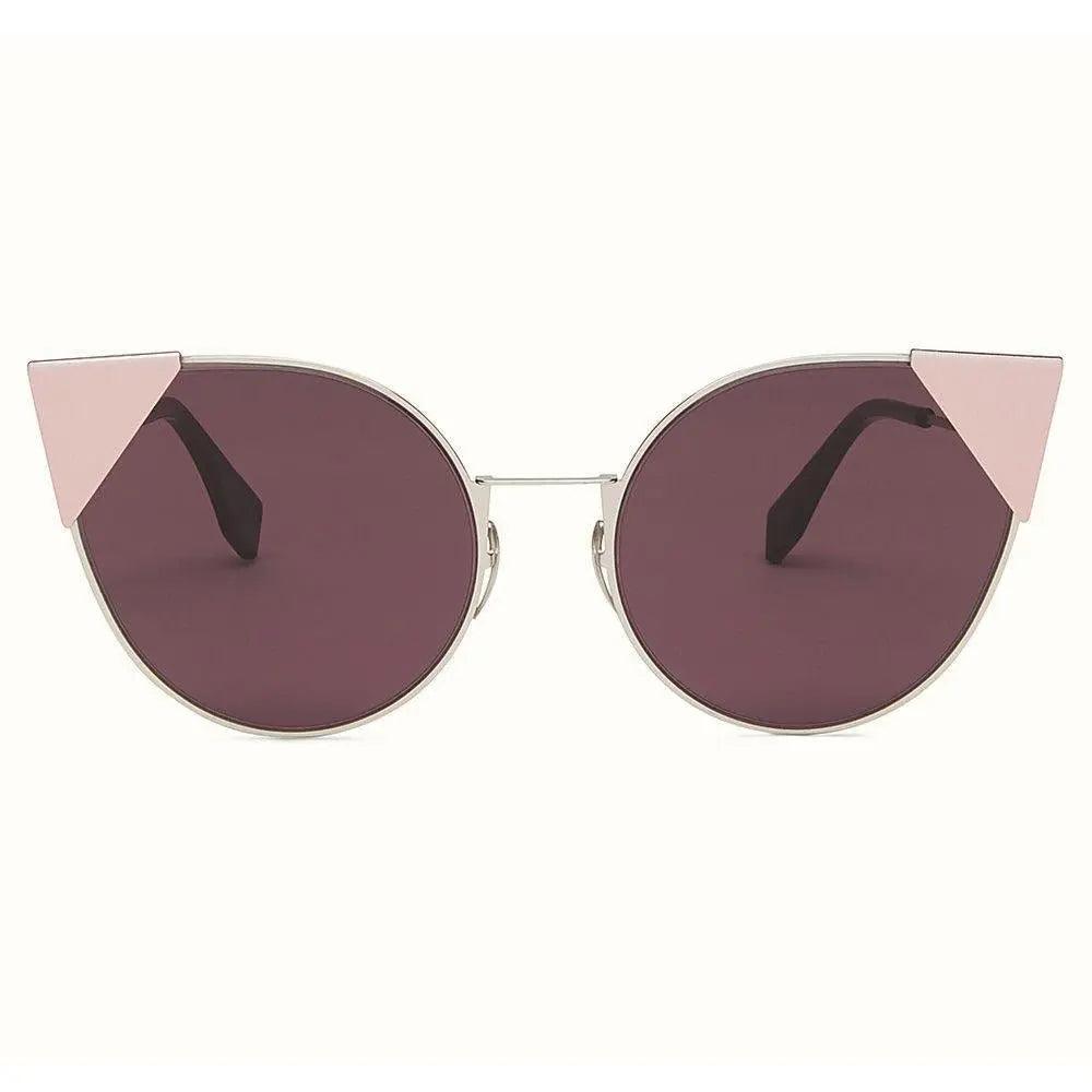 Óculos de Sol Fendi Lei Ff0190/S 010 0M 57 Rosa prateado/Lilás - Ótica FagLux
