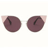 Óculos de Sol Fendi Lei Ff0190/S 010 0M 57 Rosa prateado/Lilás