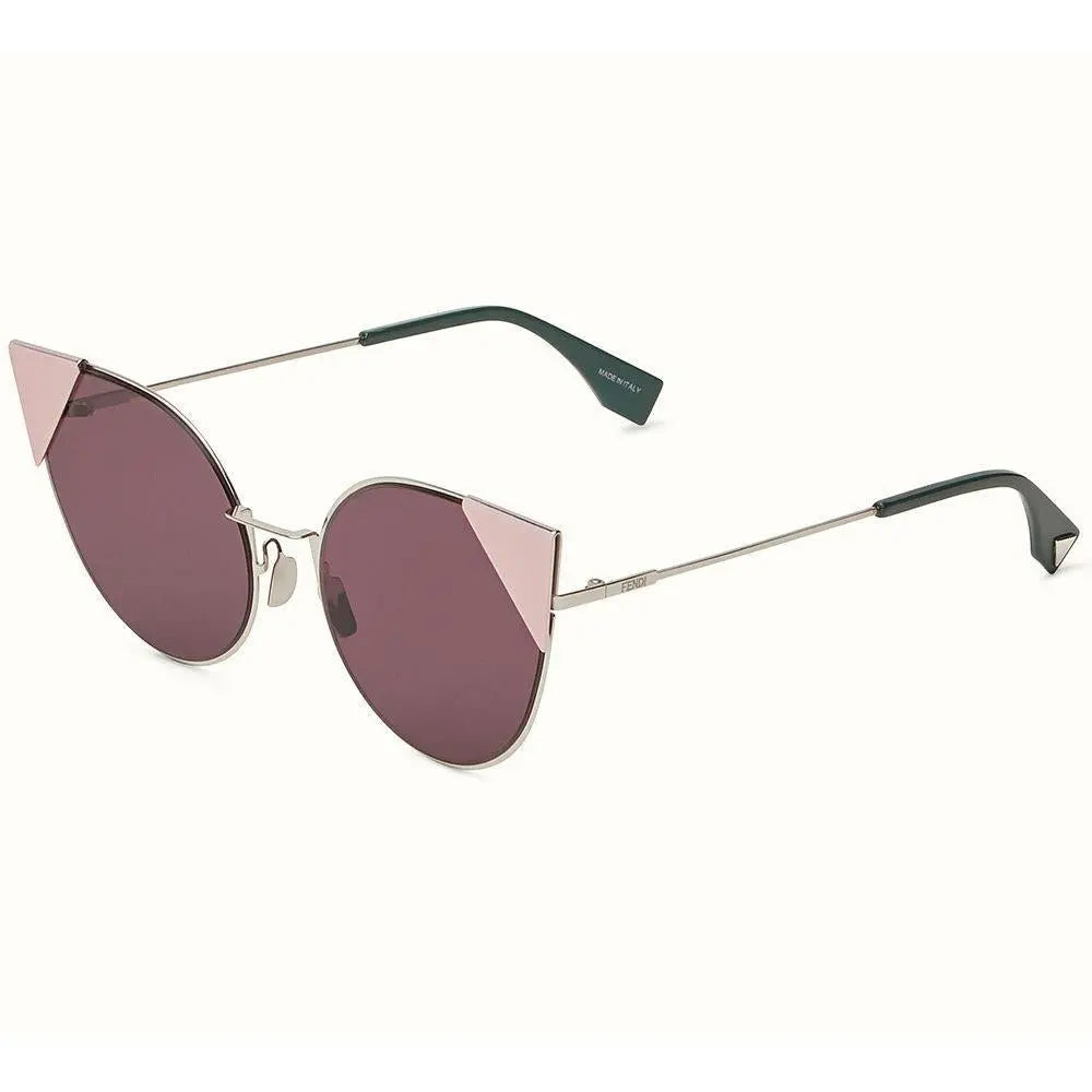 Óculos de Sol Fendi Lei Ff0190/S 010 0M 57 Rosa prateado/Lilás - Ótica Vision Care