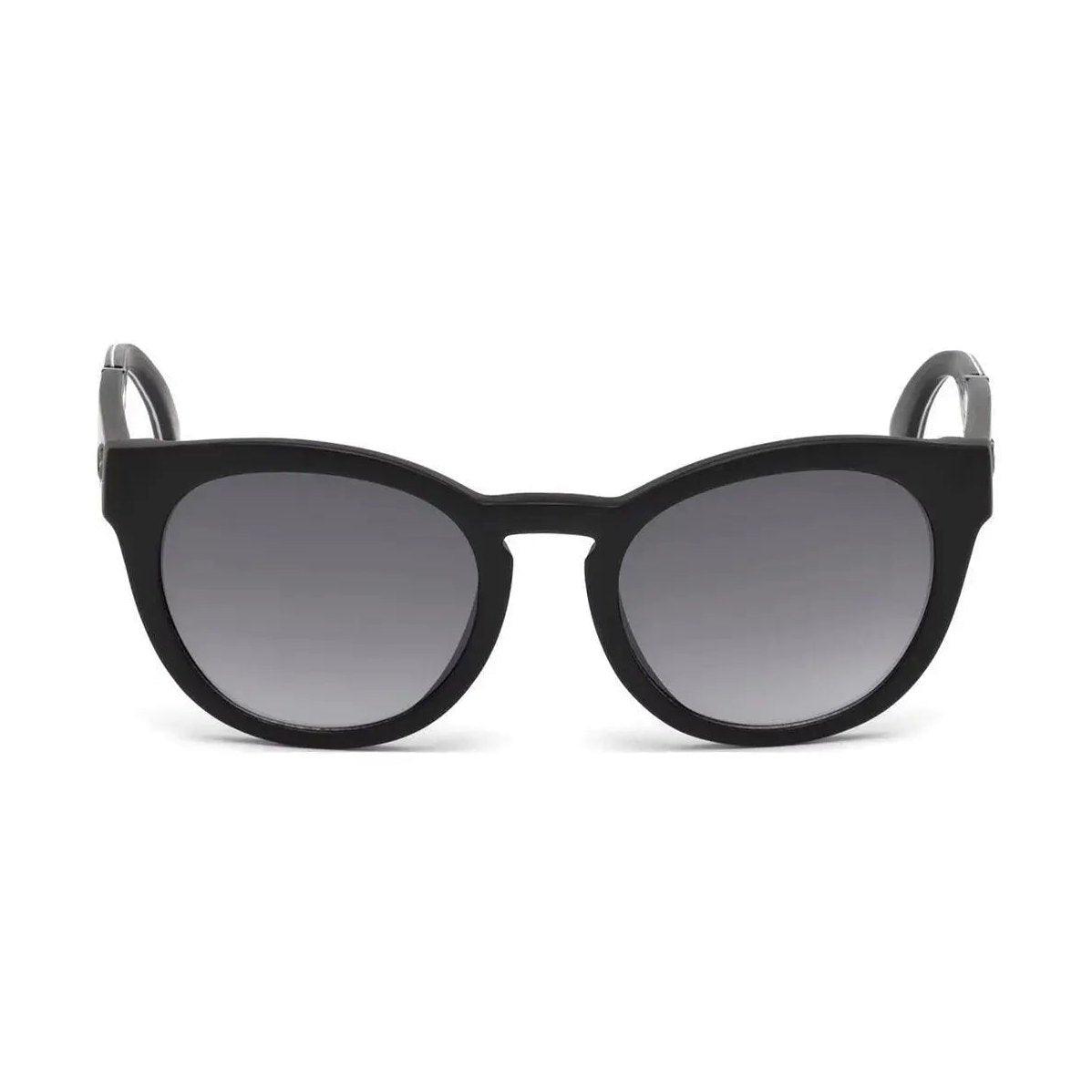 Óculos de Sol Guess Gu7473 02B 52 Preto Fosco/Cinza Gradiente - Ótica FagLux