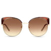 Óculos De Sol Guess Gu7599 50G 56 Marrom