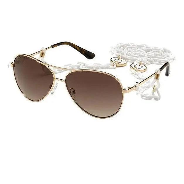 Óculos De Sol Guess Gu7641 32F 64 - Ótica FagLux