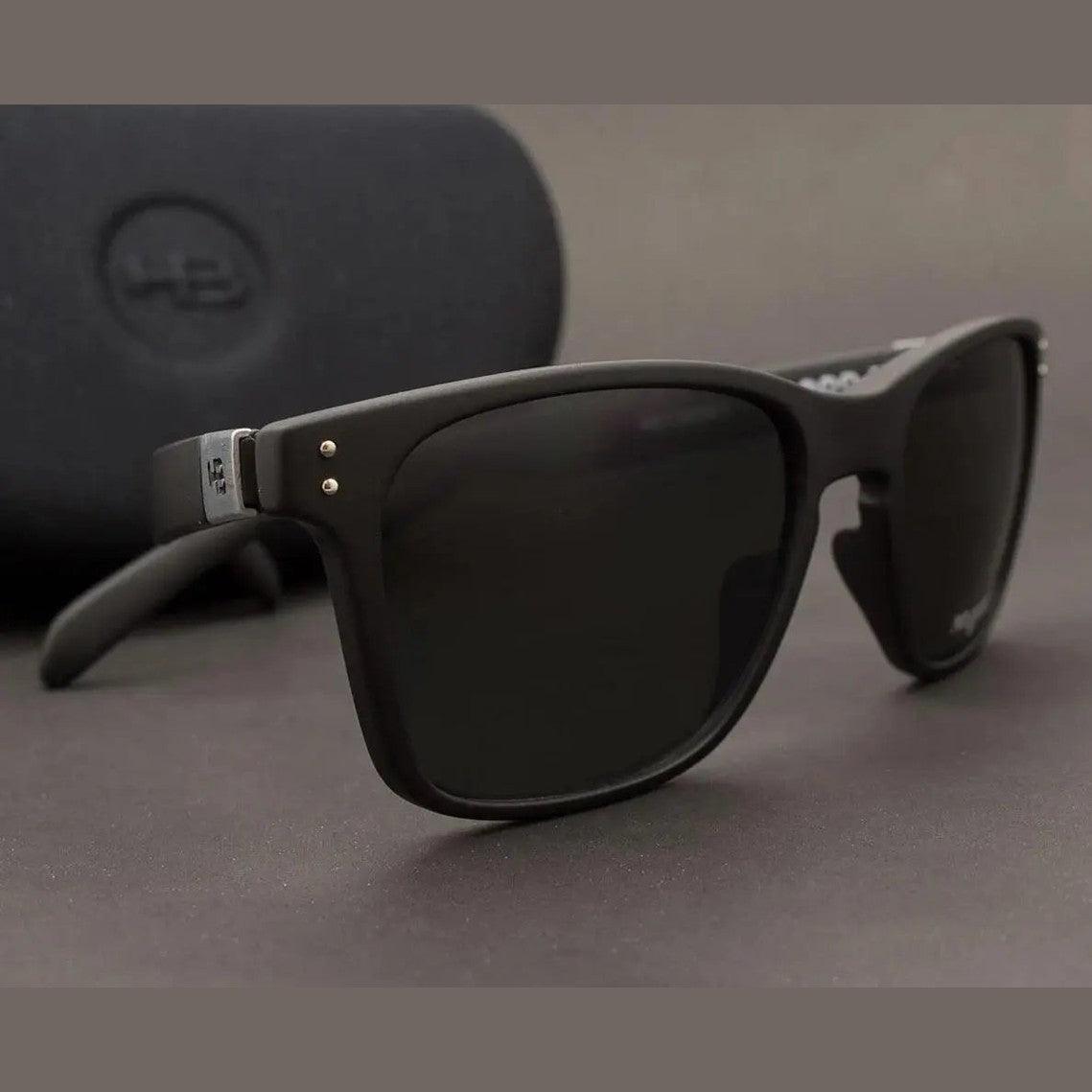 Óculos De Sol Hb Gipps Ii Matte Black Gray - Ótica FagLux