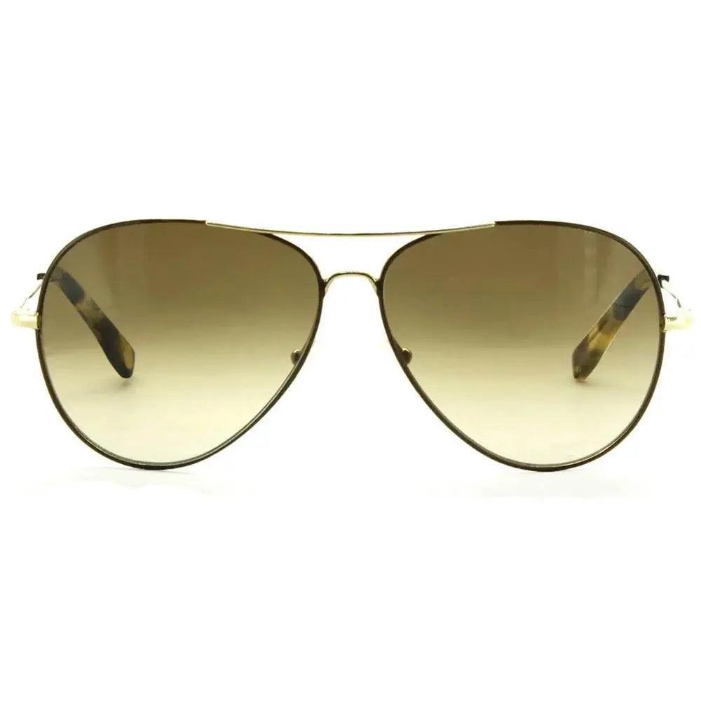 Óculos de Sol Lacoste L174S 714 58 Dourado/Marrom Aviador - Ótica FagLux