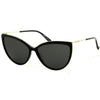 Óculos de Sol Max Mara Mm Classy Vi 807 Ir 59 Preto-Dourado/Cinza Gatinho