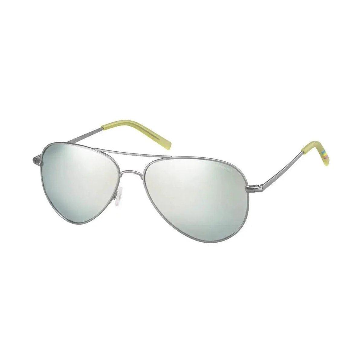 Óculos de Sol Polaroid Pld6012/N 6Lb Jb 56 Prata/Cinza Polarizado - Ótica FagLux