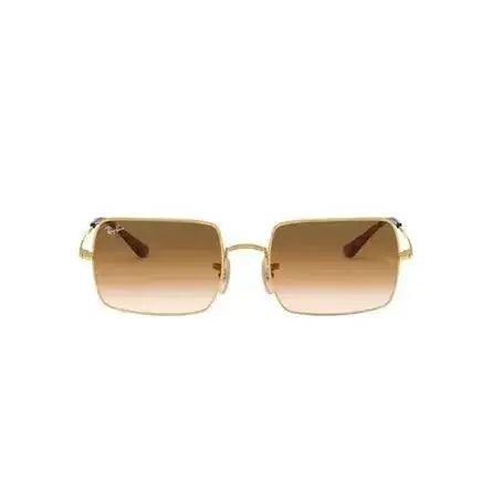 Óculos de Sol Ray Ban Rectangle RB 1969L 9147/51 - Dourado/Marrom Degrade - Ótica FagLux