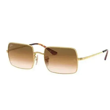 Óculos de Sol Ray Ban Rectangle RB 1969L 9147/51 - Dourado/Marrom Degrade - Ótica Vision Care