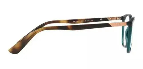Óculos Grau Ray Ban Rb7157 5857 52 Verde Marrom - Ótica Vision Care