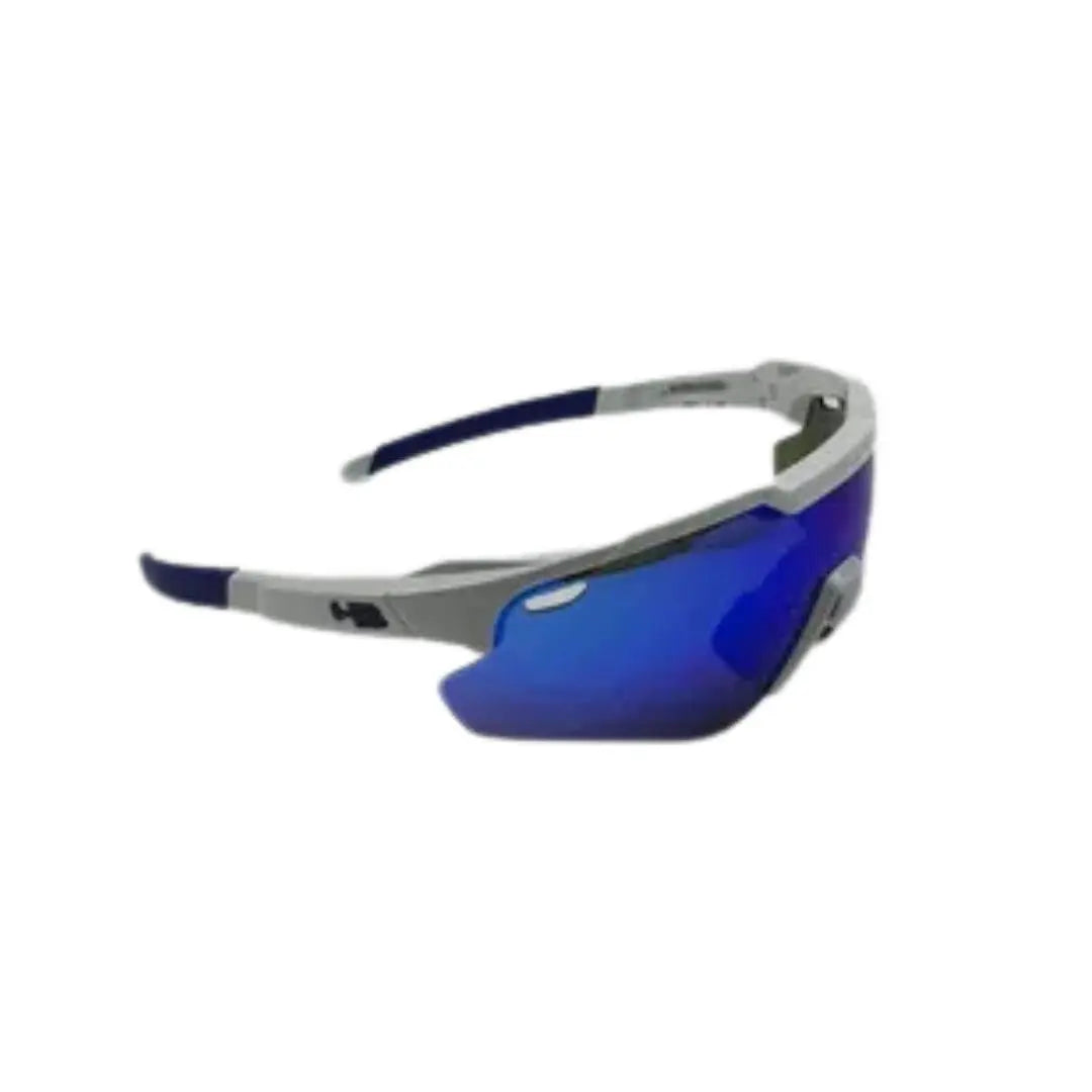 Oculos Hb Shield Evo 2.0 Pearled White Blue Chro - Ótica Vision Care