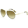 Óculos de Sol Lacoste L174S 714 58 Dourado/Marrom Aviador