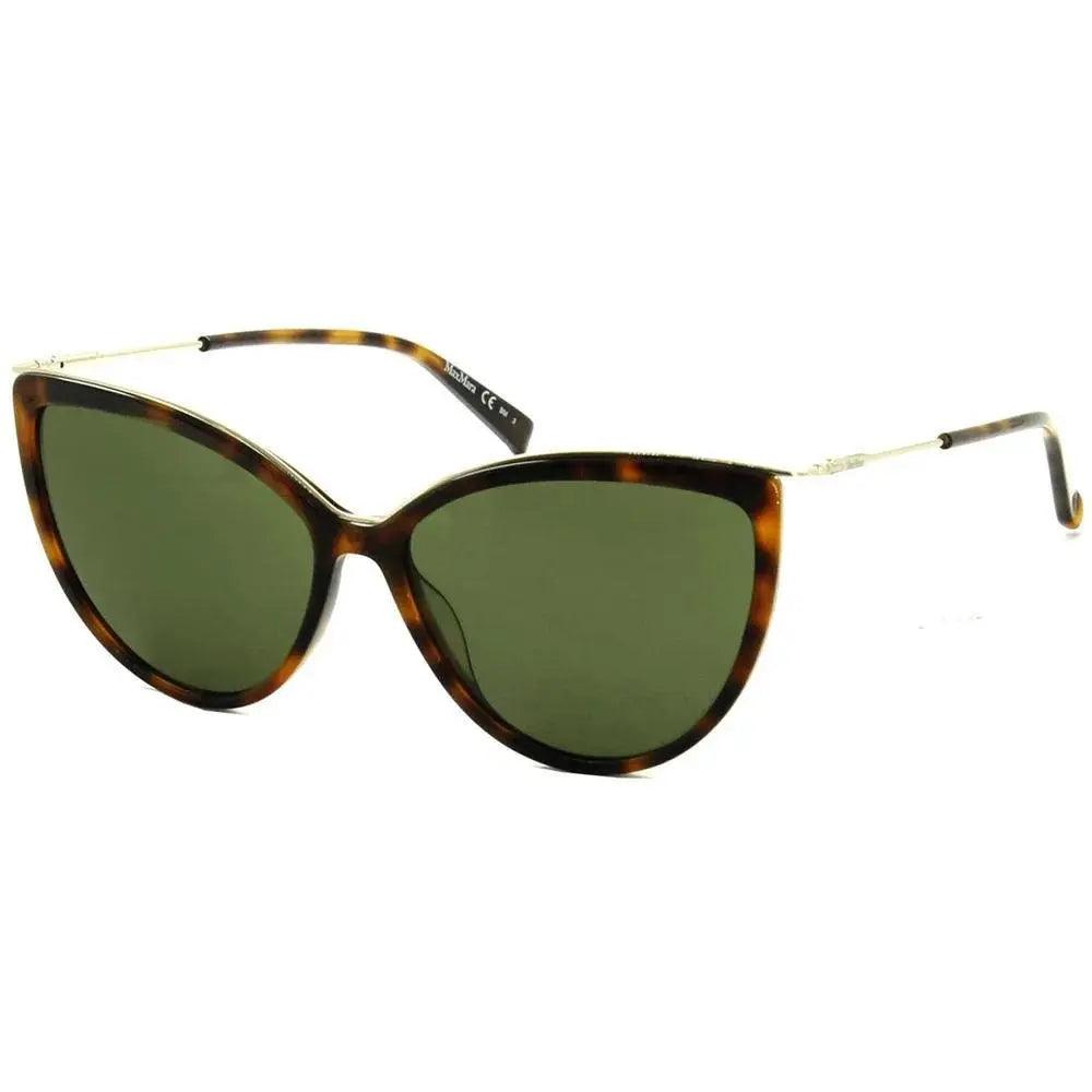 Óculos Max Mara Mm Classy Vi 086 Qt 59 Havana/Verde - Ótica FagLux