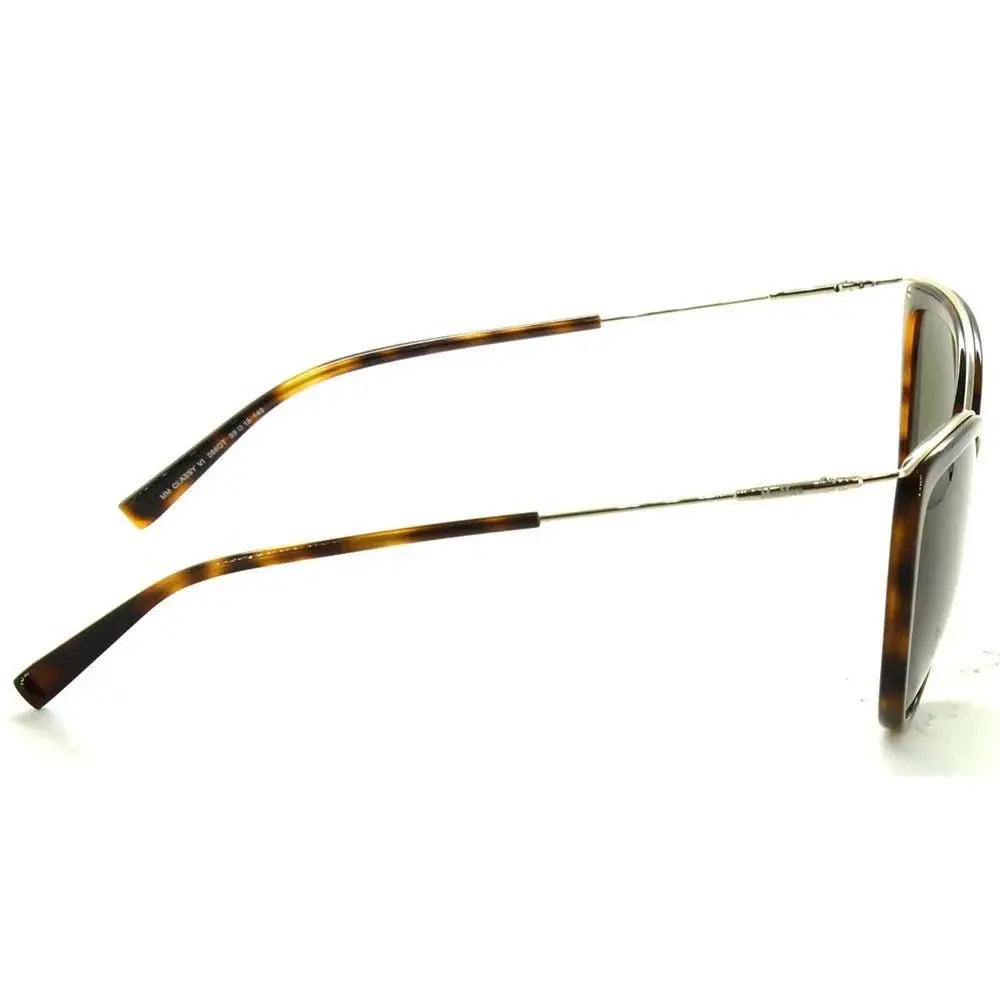 Óculos Max Mara Mm Classy Vi 086 Qt 59 Havana/Verde - Ótica Vision Care