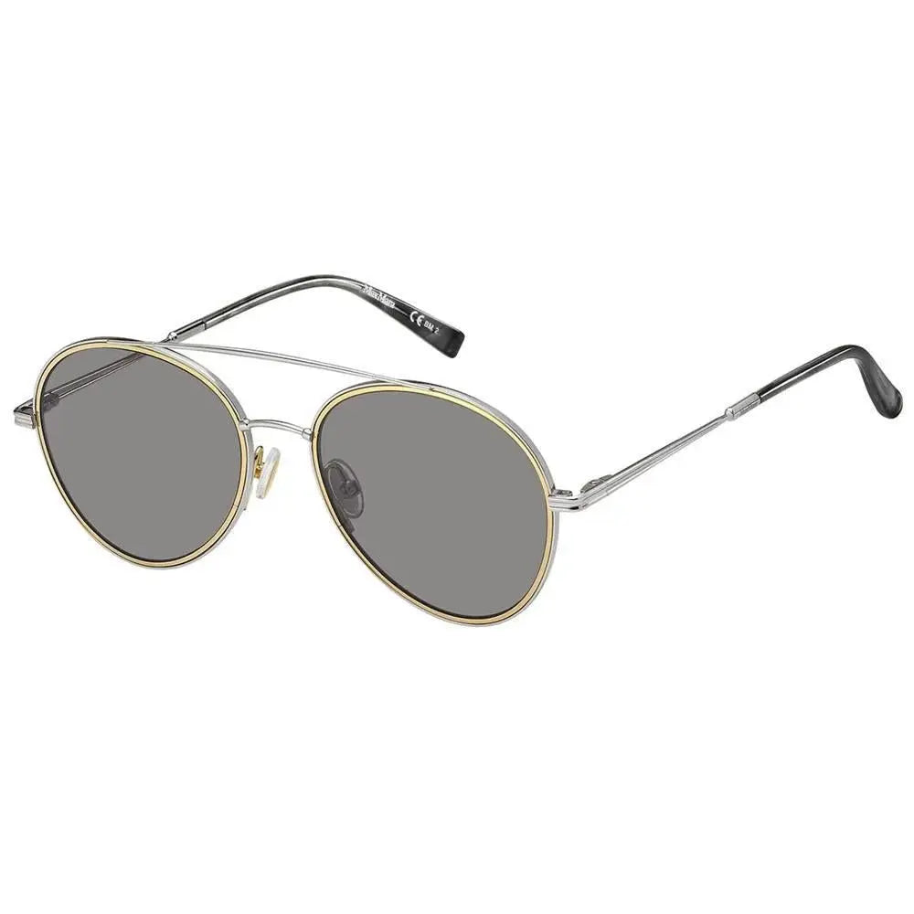 Óculos Max Mara Mm Wire Ii B1Z Ir 54 +AC0 - Prateado/Cinza - Ótica Vision Care