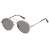 Óculos Max Mara Mm Wire Ii B1Z Ir 54  Prateado/Cinza