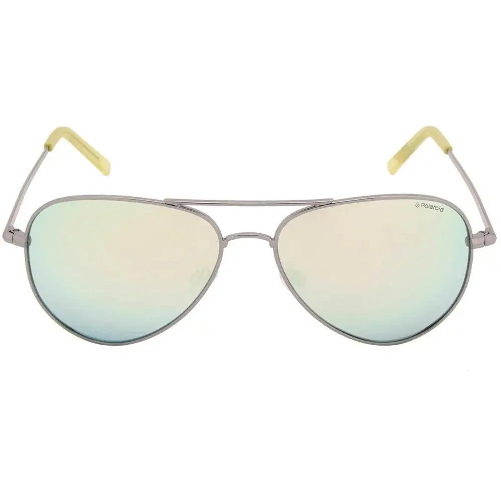 Óculos Polaroid Pld6012/N 6Lb Jb 56 Prata/Cinza Polarizado - Ótica Vision Care