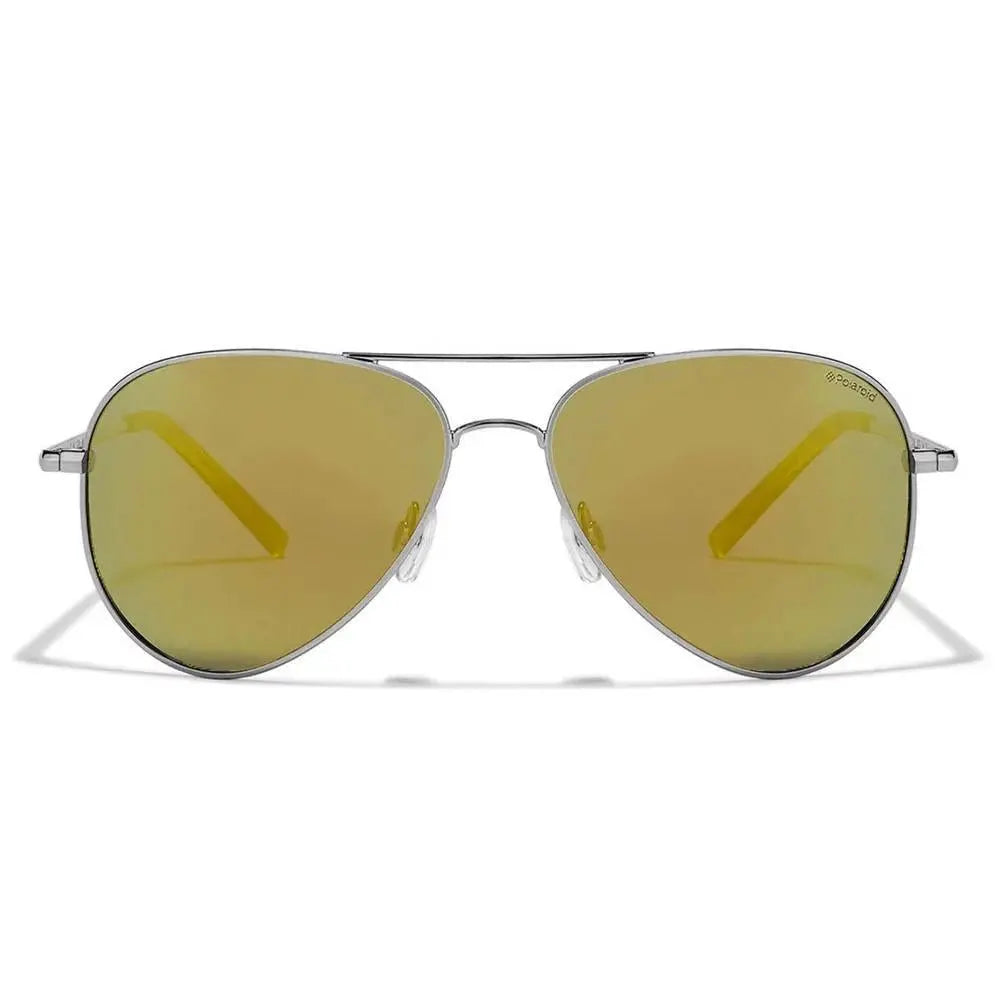 Óculos Polaroid Pld6012N 6Lb Lm 56 Rainbow Prata Dourado - Ótica Vision Care