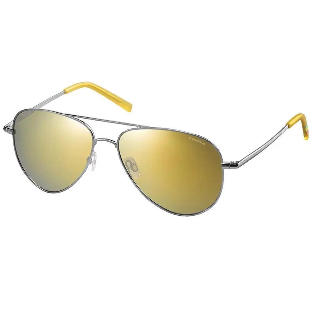 Óculos Polaroid Pld6012N 6Lb Lm 56 Rainbow Prata Dourado - Ótica Vision Care