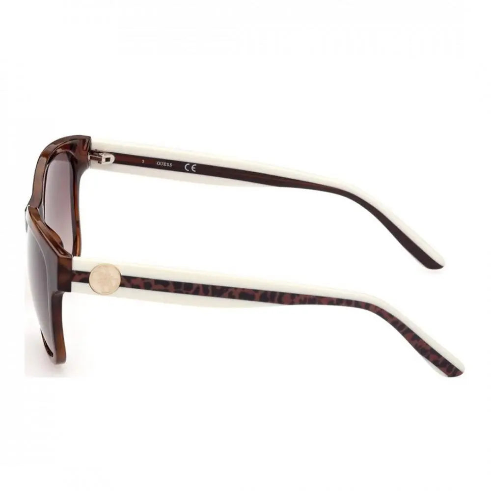Óculos Solar Guess GU7823 53F Fem. Marrom Branco 5,2cm - Ótica Vision Care