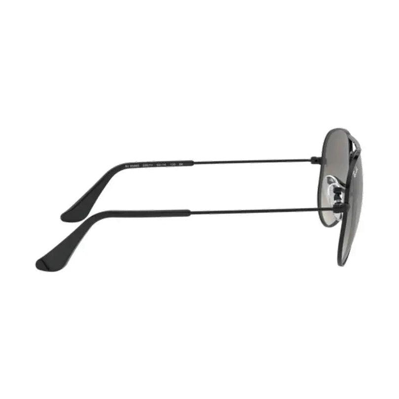 Óculos Solar Ray Ban Junior Aviador Rb9506s 220/11 52 Preto Brilho Lente Cinza Degradê - Ótica FagLux