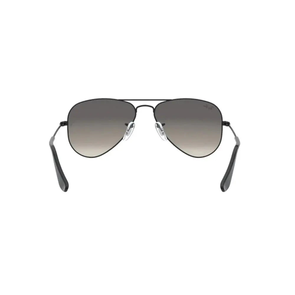 Óculos Solar Ray Ban Junior Aviador Rb9506s 220/11 52 Preto Brilho Lente Cinza Degradê - Ótica Vision Care
