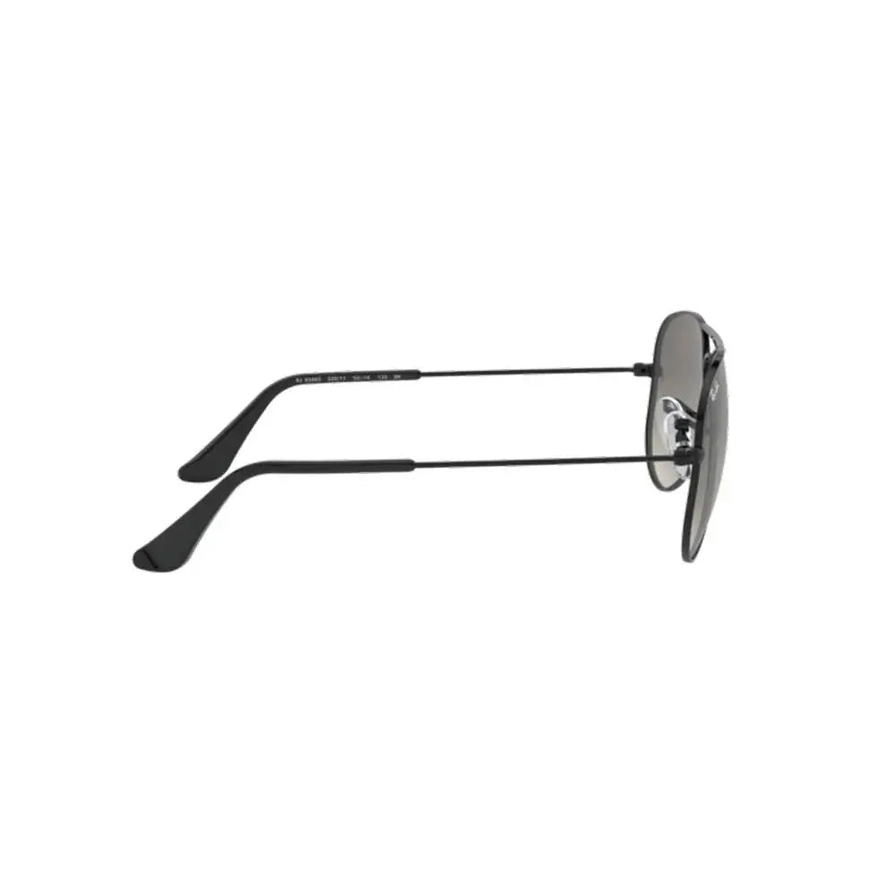 Óculos Solar Ray Ban Junior Aviador Rb9506s 220/11 52 Preto Brilho Lente Cinza Degradê - Ótica Vision Care