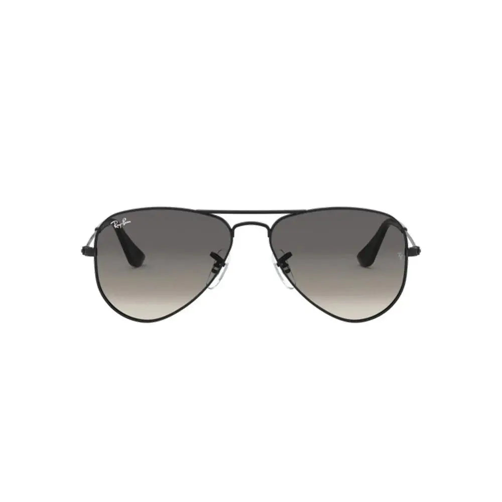 Óculos Solar Ray Ban Junior Aviador Rb9506s 220/11 52 Preto Brilho Lente Cinza Degradê - Ótica Vision Care
