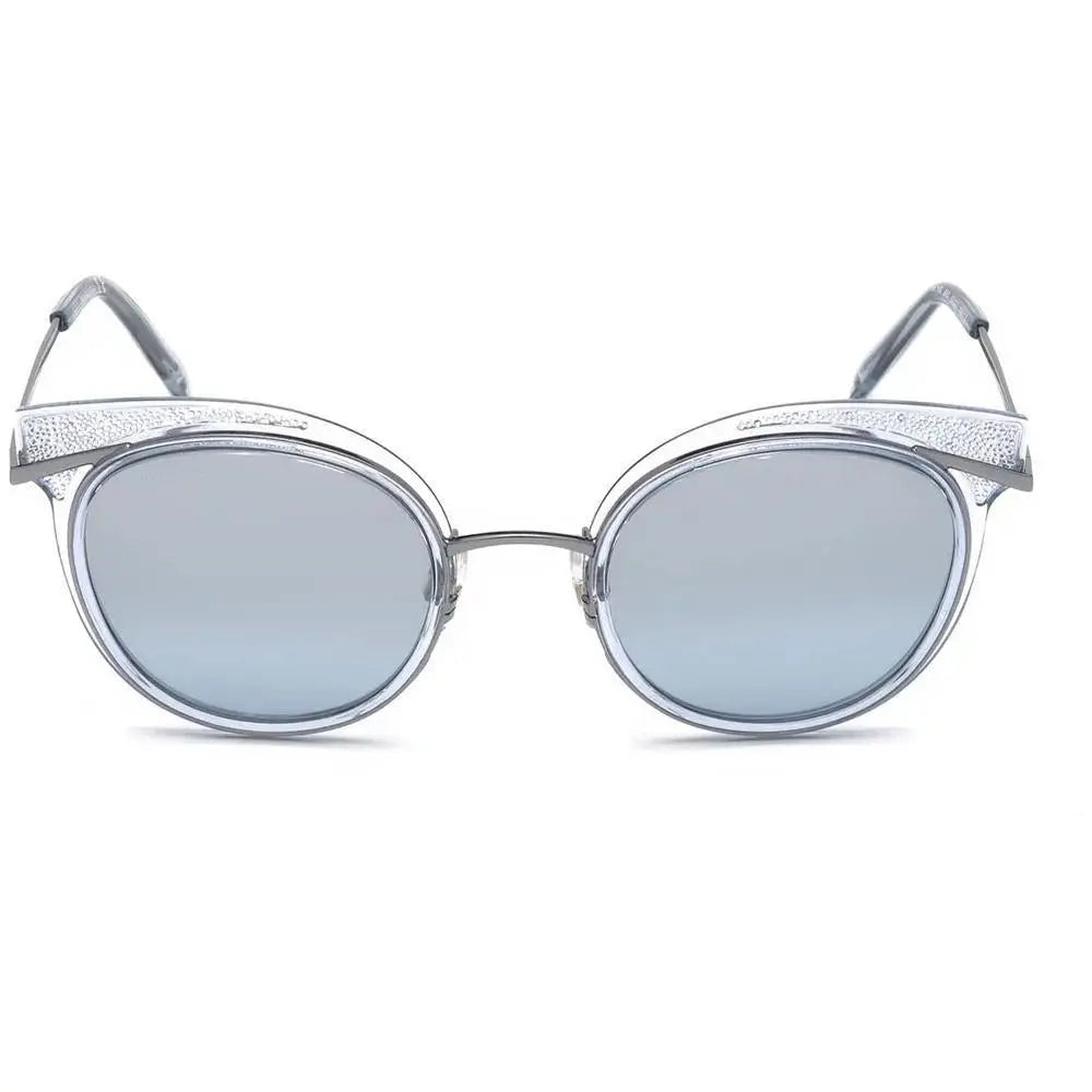 Óculos Swarovski Sk0169/S 84X 50 Prata Azul Claro - Ótica Vision Care