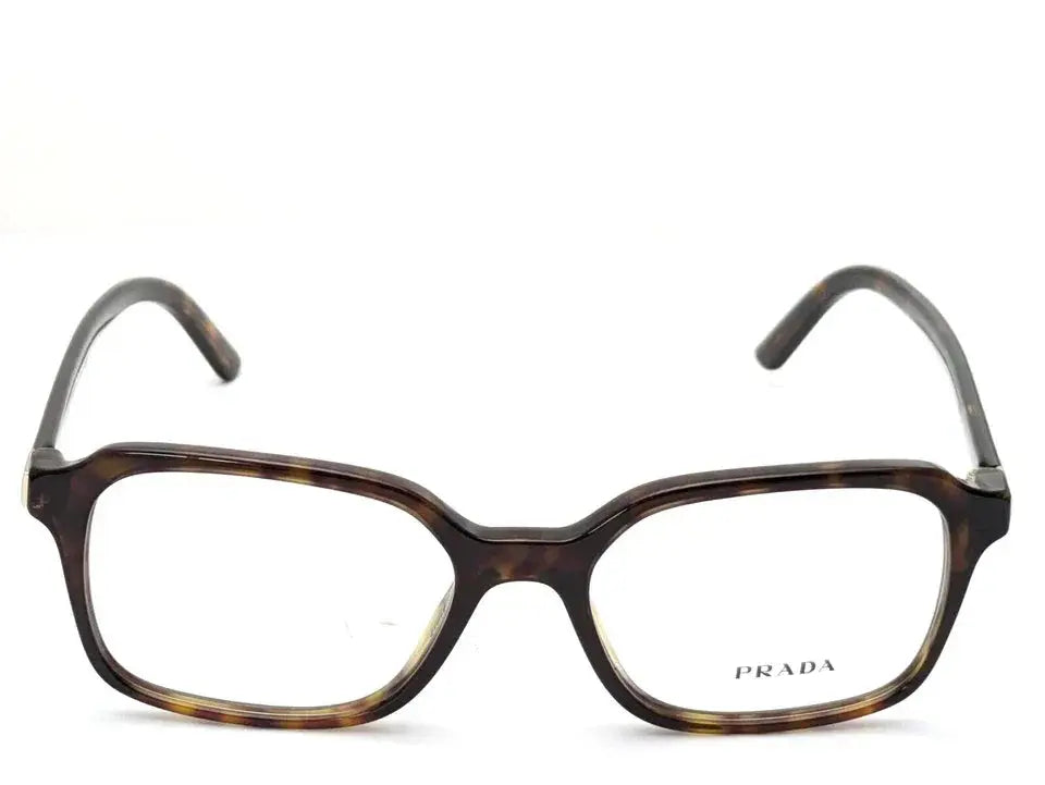 Óculos de Grau Prada VPR 03X 2AU-1O1 retangular Havana escuro 51mm Prada