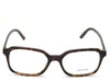 Óculos de Grau Prada VPR 03X 2AU-1O1 retangular Havana escuro 51mm